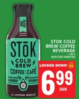 Food Basics STOK COLD BREW COFFEE BEVERAGE offer