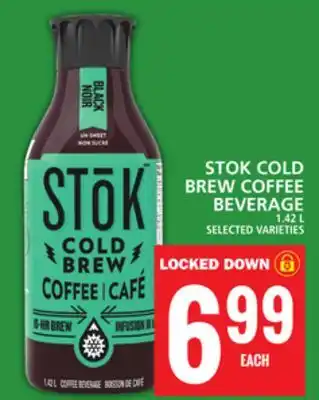 Food Basics STOK COLD BREW COFFEE BEVERAGE offer