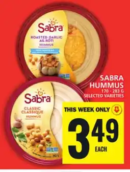 Food Basics SABRA HUMMUS offer