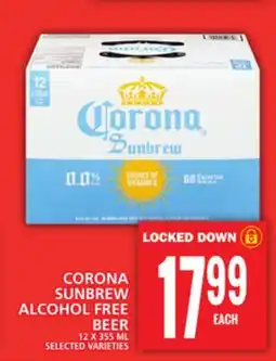 Food Basics CORONA SUNBREW ALCOHOL FREE BEER offer