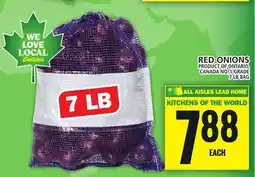 Food Basics RED ONIONS offer