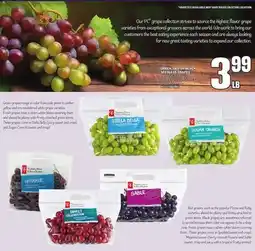 Loblaws GREEN, RED OR BLACK SEEDLESS GRAPES offer