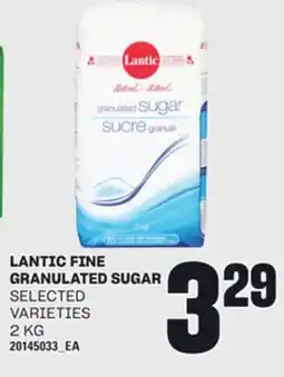 Loblaws LANTIC FINE GRANULATED SUGAR, 2 KG offer