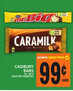 Food Basics CADBURY BARS offer