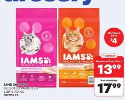 Loblaws IAMS CAT FOOD, 1.36-1.59 KG offer