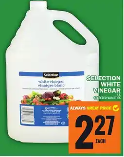 Food Basics SELECTION WHITE VINEGAR offer