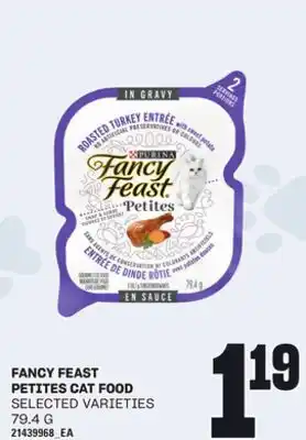 Loblaws FANCY FEAST PETITES CAT FOOD, 79.4 G offer