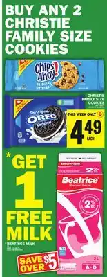 Food Basics CHRISTIE FAMILY SIZE COOKIES offer