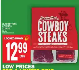 Food Basics LEADBETTERS COWBOY STEAKS offer