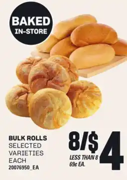 Loblaws BULK ROLLS, EACH offer
