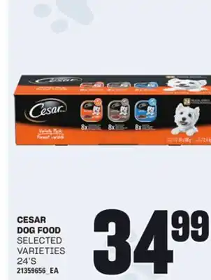 Loblaws CESAR DOG FOOD, 24'S offer