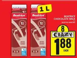 Food Basics BEATRICE CHOCOLATE MILK offer