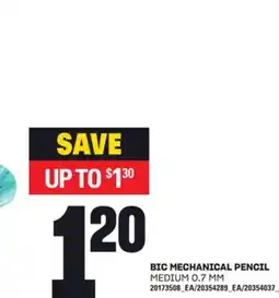 Loblaws BIC MECHANICAL PENCIL offer