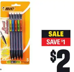Loblaws BIC MECHANICAL PENCIL offer