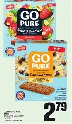 Loblaws LECLERC GO PURE BARS, 140-175 G offer