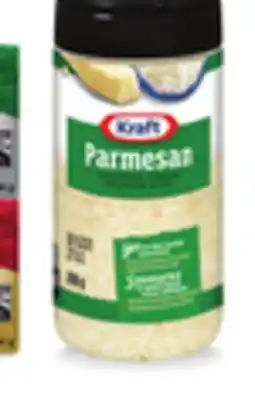 Loblaws KRAFT PARMESAN SHREDDED CHEESE, 200 G offer