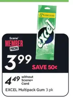 Sobeys EXCEL Multipack Gum offer