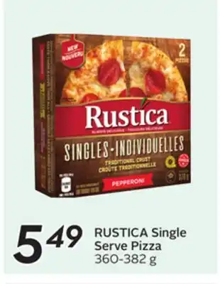 Sobeys RUSTICA Single Serve Pizza offer