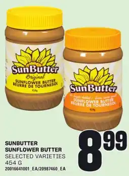 Loblaws SUNBUTTER SUNFLOWER BUTTER, 454 G offer
