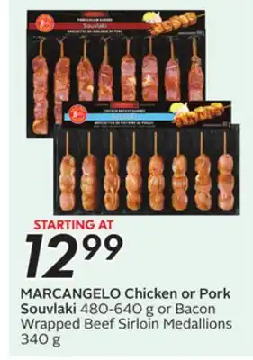 Sobeys MARCANGELO Chicken or Pork Souvlaki offer