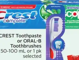 Sobeys CREST Toothpaste offer