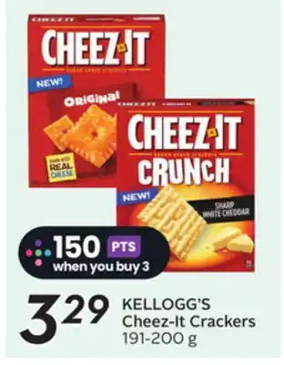 Sobeys KELLOGG'S Cheez-It Crackers offer