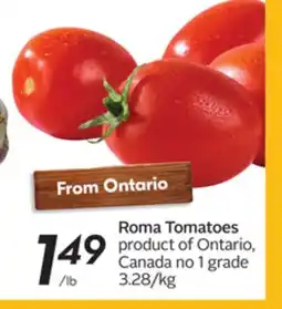 Sobeys Roma Tomatoes offer