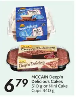 Sobeys MCCAIN Deep'n Delicious Cakes offer