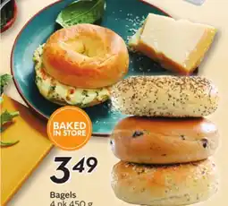 Sobeys Bagels offer