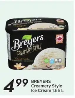 Sobeys BREYERS Creamery Style Ice Cream offer