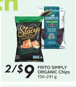 Sobeys FRITO SIMPLY ORGANIC Chips offer