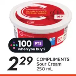 Sobeys COMPLIMENTS Sour Cream offer