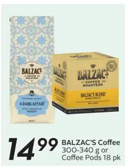 Sobeys BALZAC'S Coffee offer