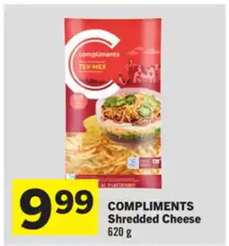 Foodland COMPLIMENTS Shredded Cheese offer