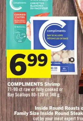 Foodland COMPLIMENTS Shrimp offer