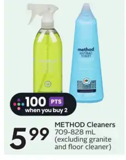 Sobeys METHOD Cleaners offer