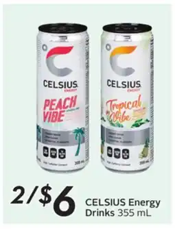 Sobeys CELSIUS Energy Drinks offer