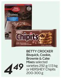 Sobeys BETTY CROCKER Bisquick, Cookie, Brownie & Cake Mixes offer