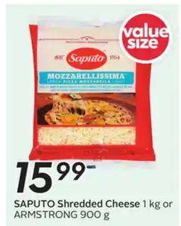 Sobeys SAPUTO Shredded Cheese offer