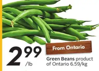 Sobeys Green Beans offer