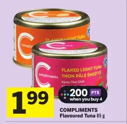 Foodland COMPLIMENTS Flavoured Tuna offer