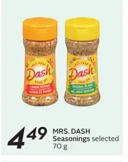 Sobeys MRS. DASH Seasonings offer