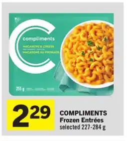 Foodland COMPLIMENTS Frozen Entrées offer