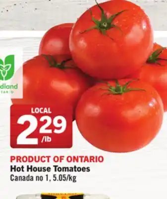 Foodland Hot House Tomatoes offer