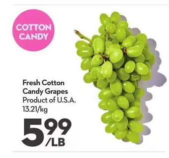 Longo's Fresh Cotton Candy Grapes offer