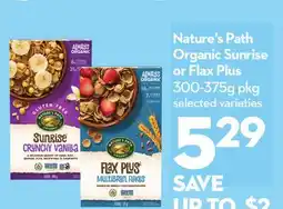Longo's Nature's Path Organic Cereal offer