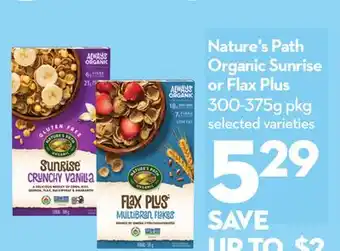 Longo's Nature's Path Organic Cereal offer