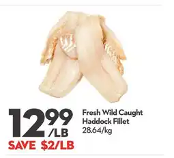 Longo's Fresh Wild Caught Haddock Fillet offer