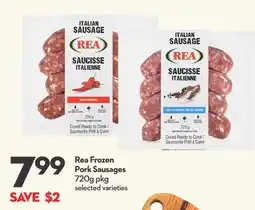 Longo's Frozen Pork Sausages offer