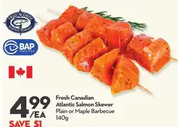 Longo's Fresh Canadian Atlantic Salmon Skewer offer